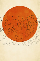 Birds In the Sun Poster och Canvastavla