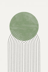 Green Moon No1. Poster och Canvastavla
