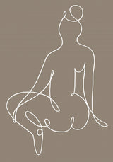 Sitting Down 02 Poster och Canvastavla