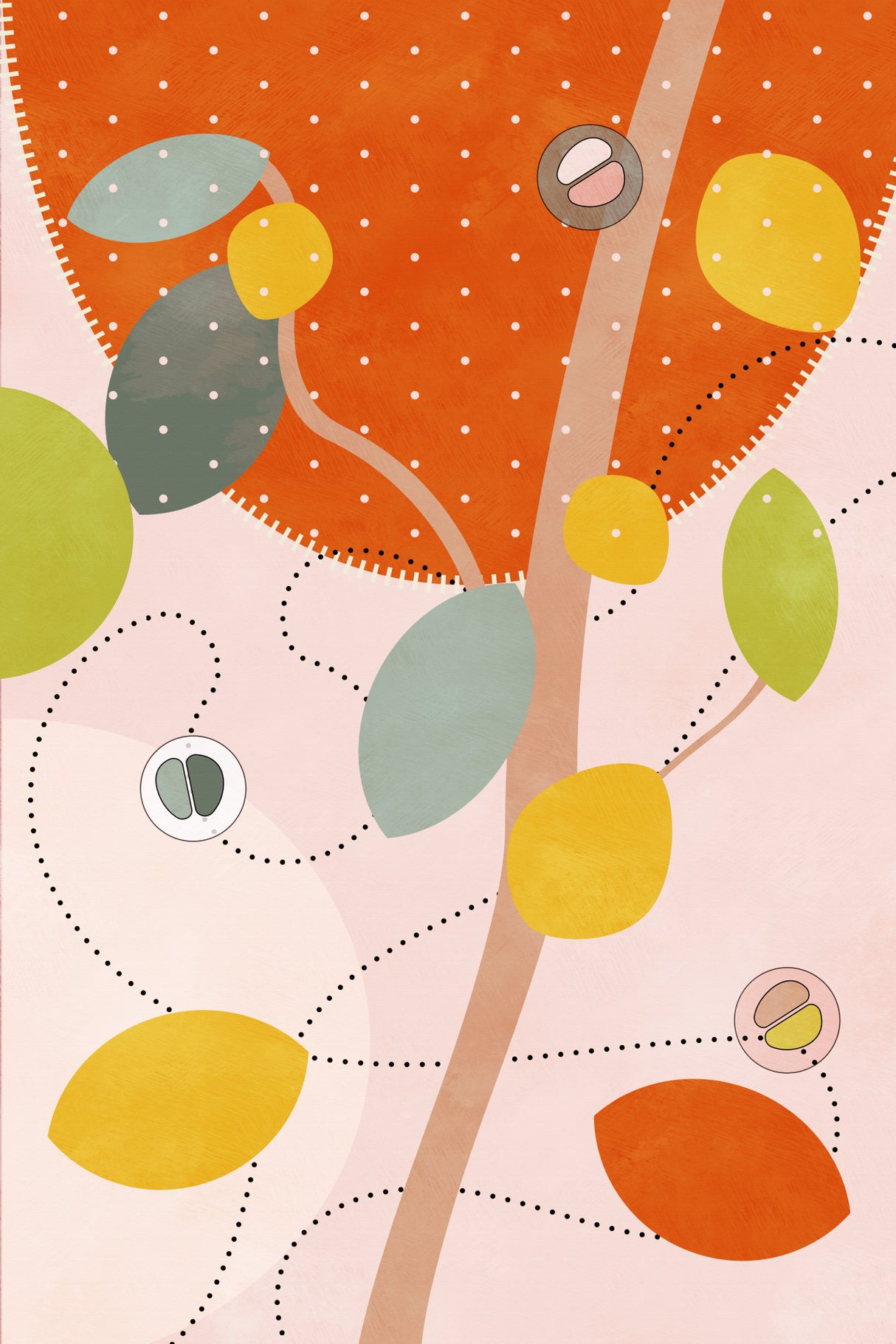 Friendly Colors Hilma 5 Poster och Canvastavla