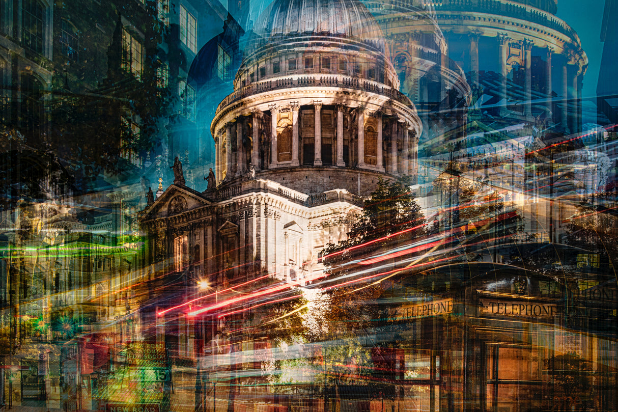 Night at St. Pauls Poster och Canvastavla