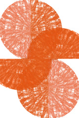 Orange Circle Fans 1 Poster och Canvastavla