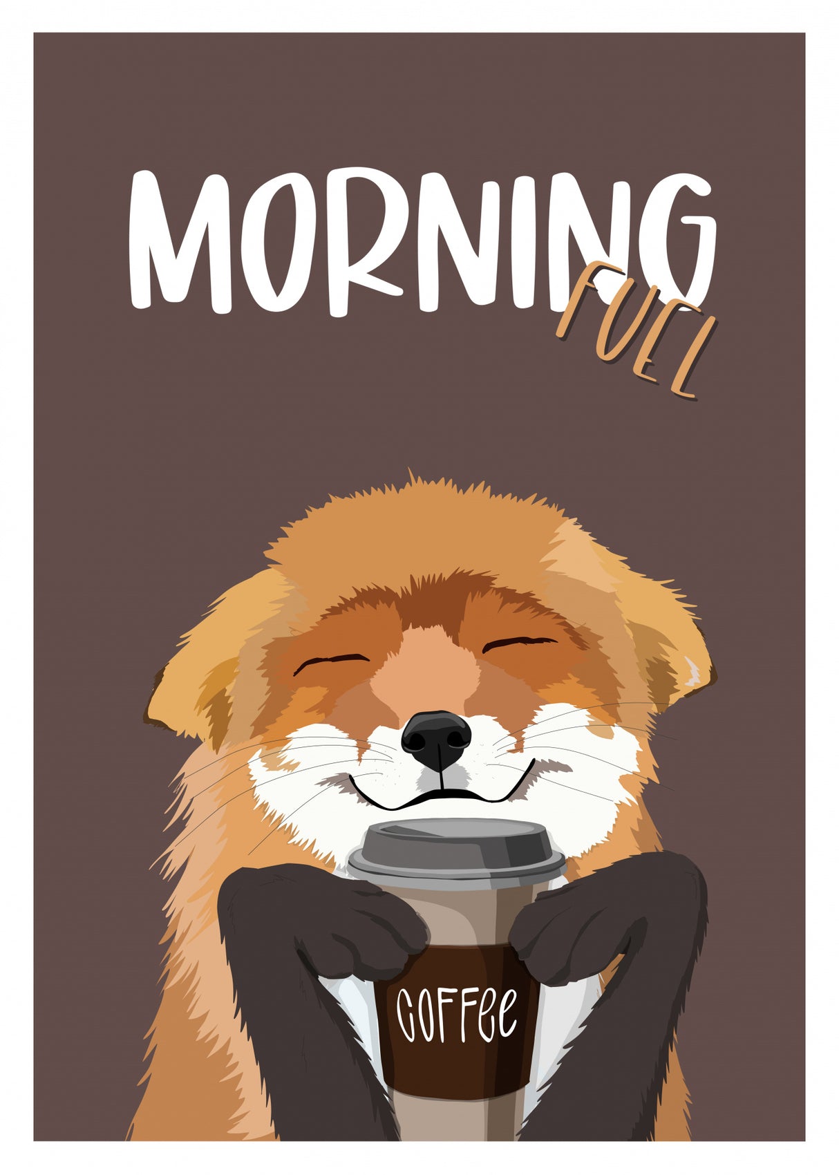 Morning Fuel Poster och Canvastavla