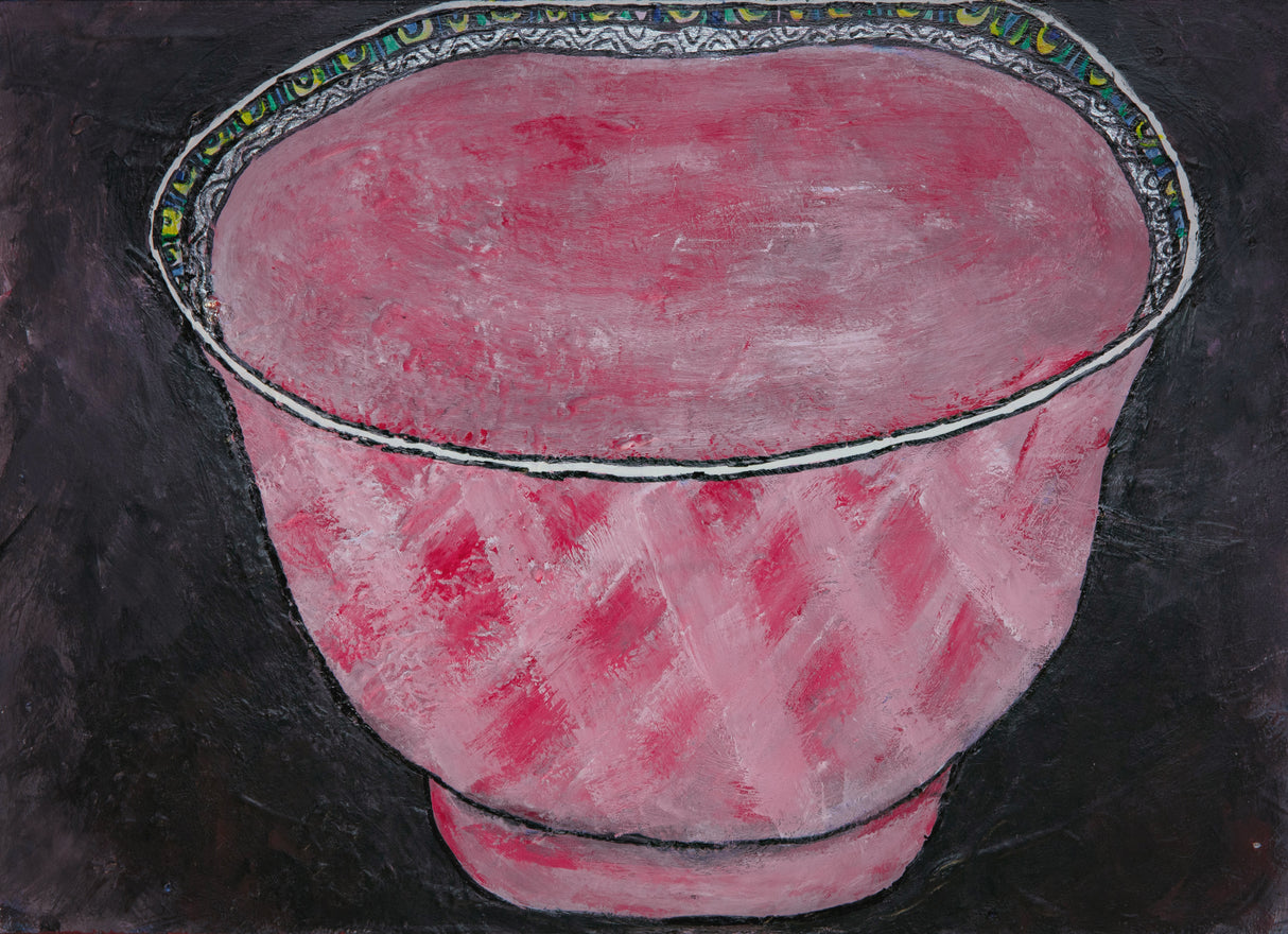 Pink Bowl Poster och Canvastavla