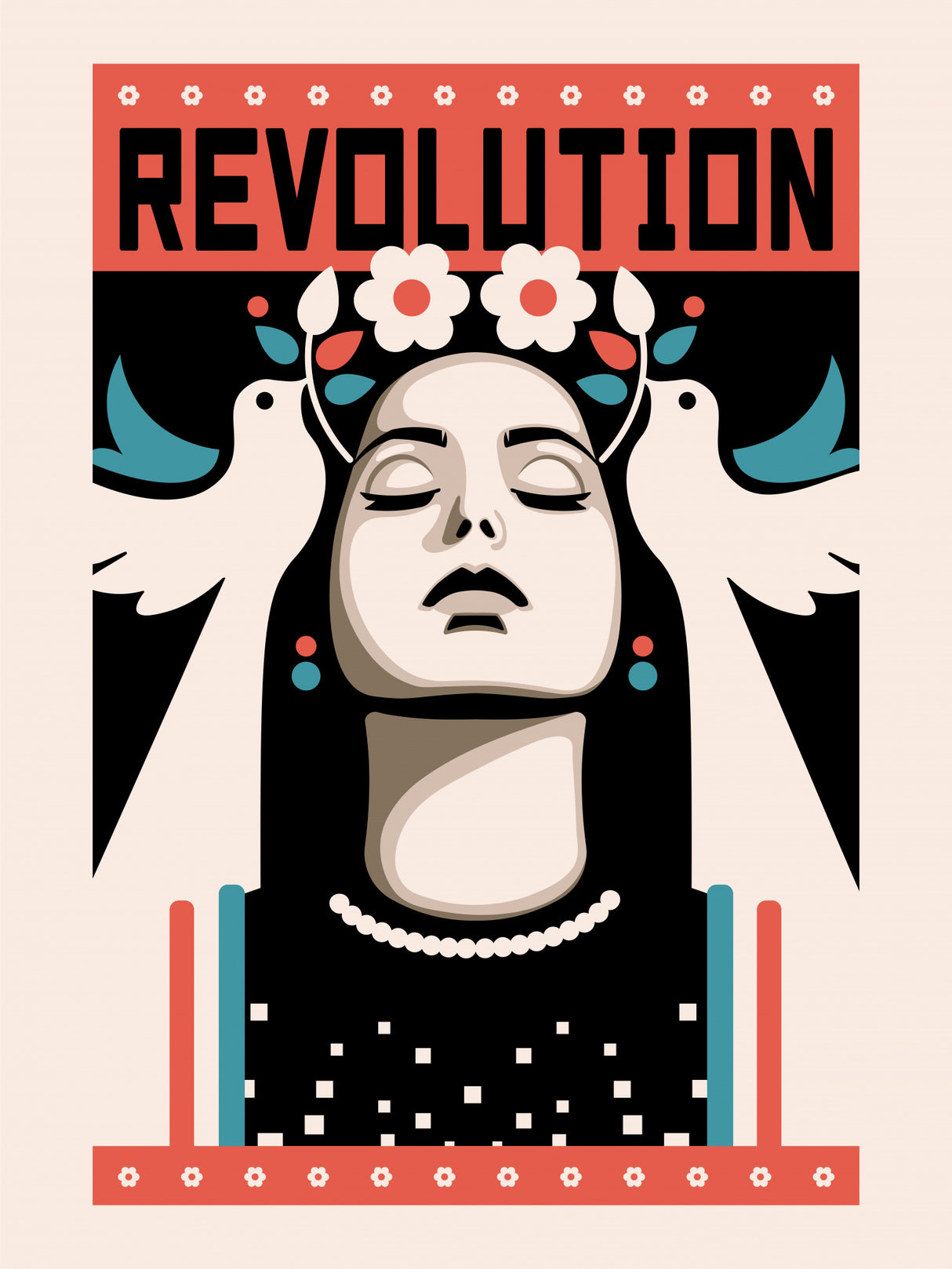 Revolution Activist Peace Poster och Canvastavla