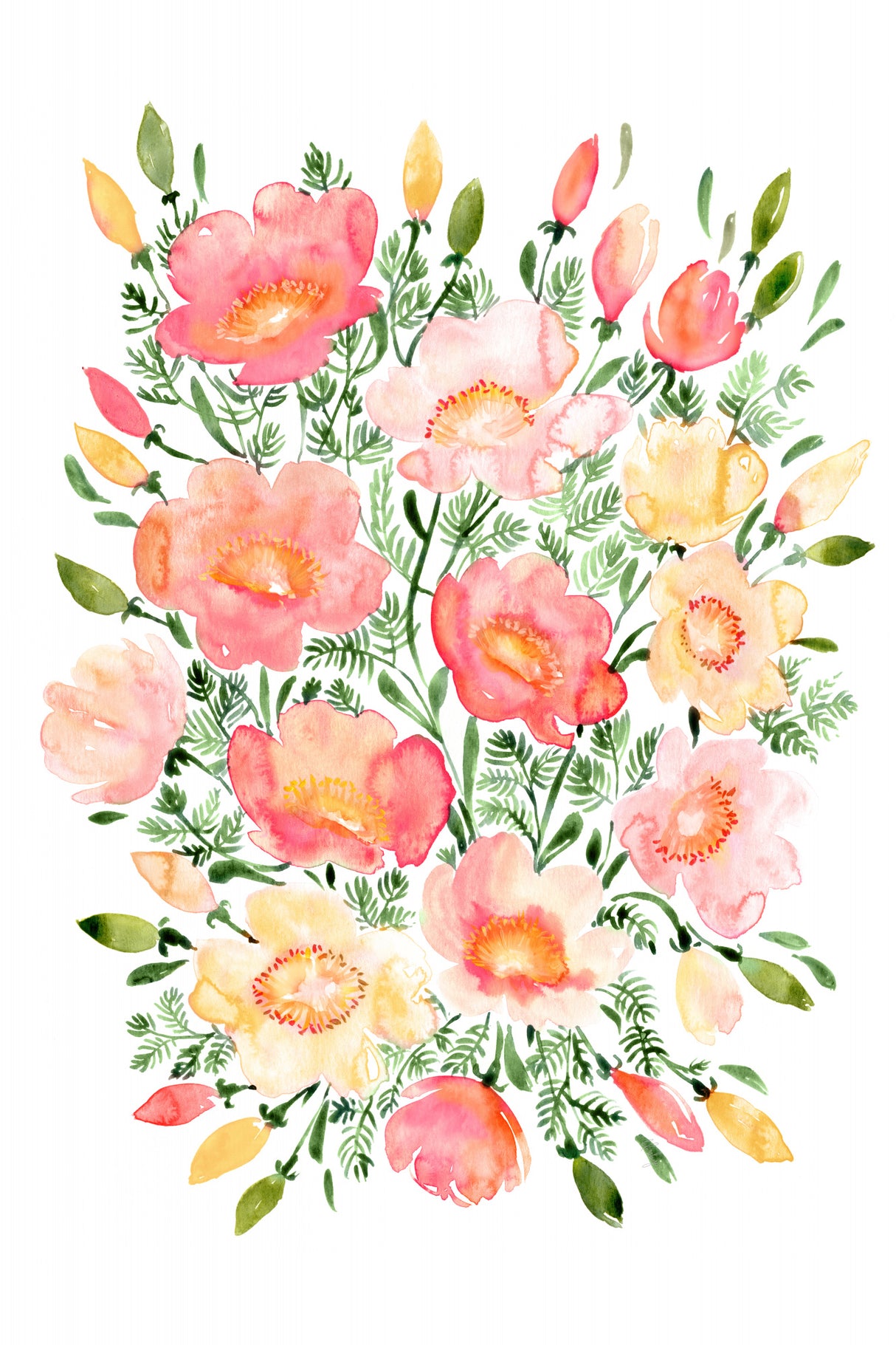 Winterlynn bouquet Poster och Canvastavla
