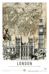 London Westminster (City Breaks) Poster och Canvastavla