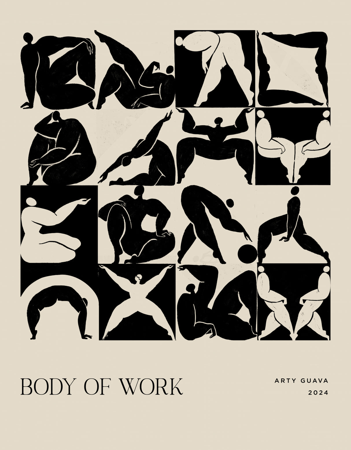Body of Work (Noir) Poster och Canvastavla