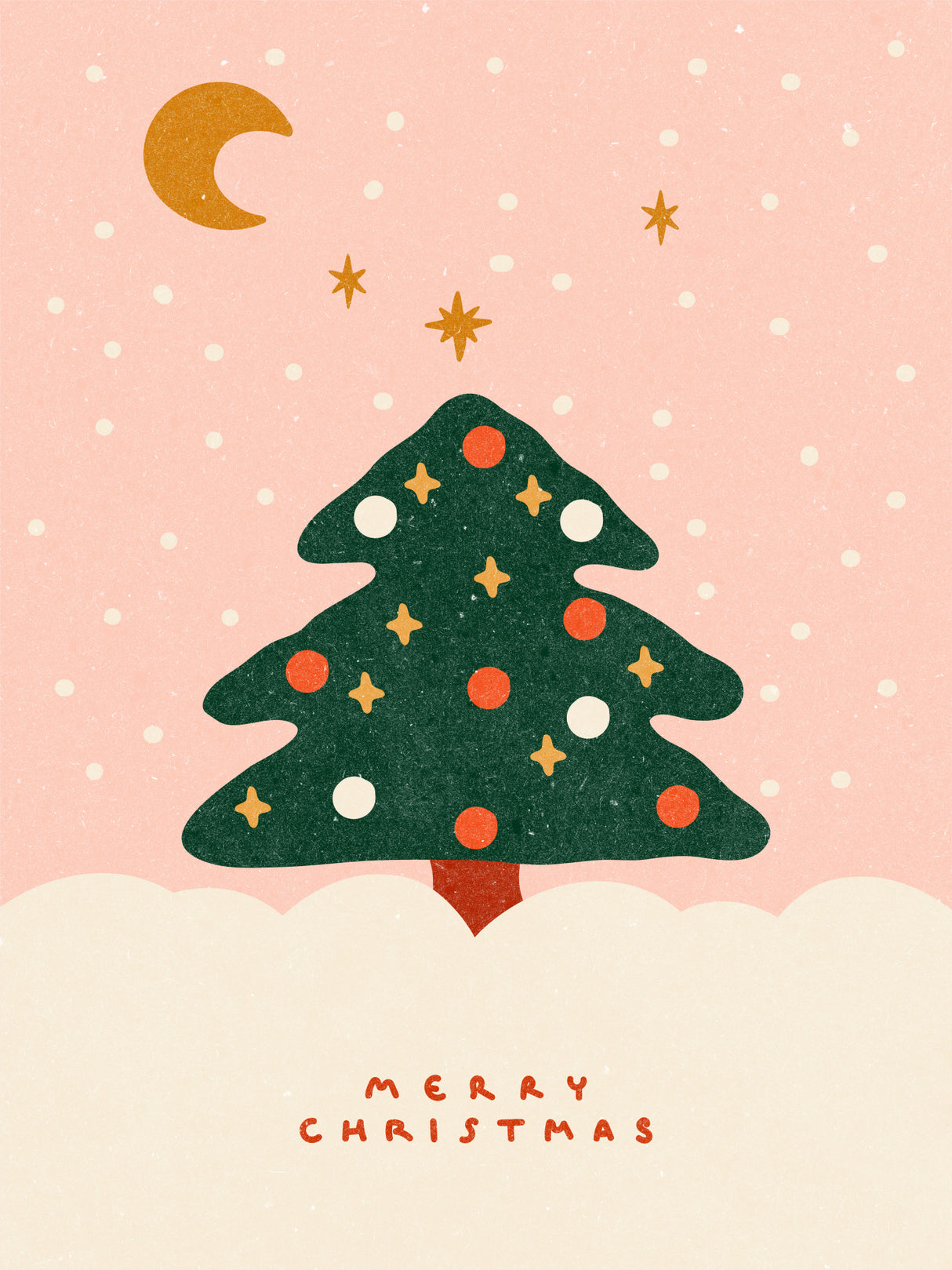 Christmas Tree Poster och Canvastavla