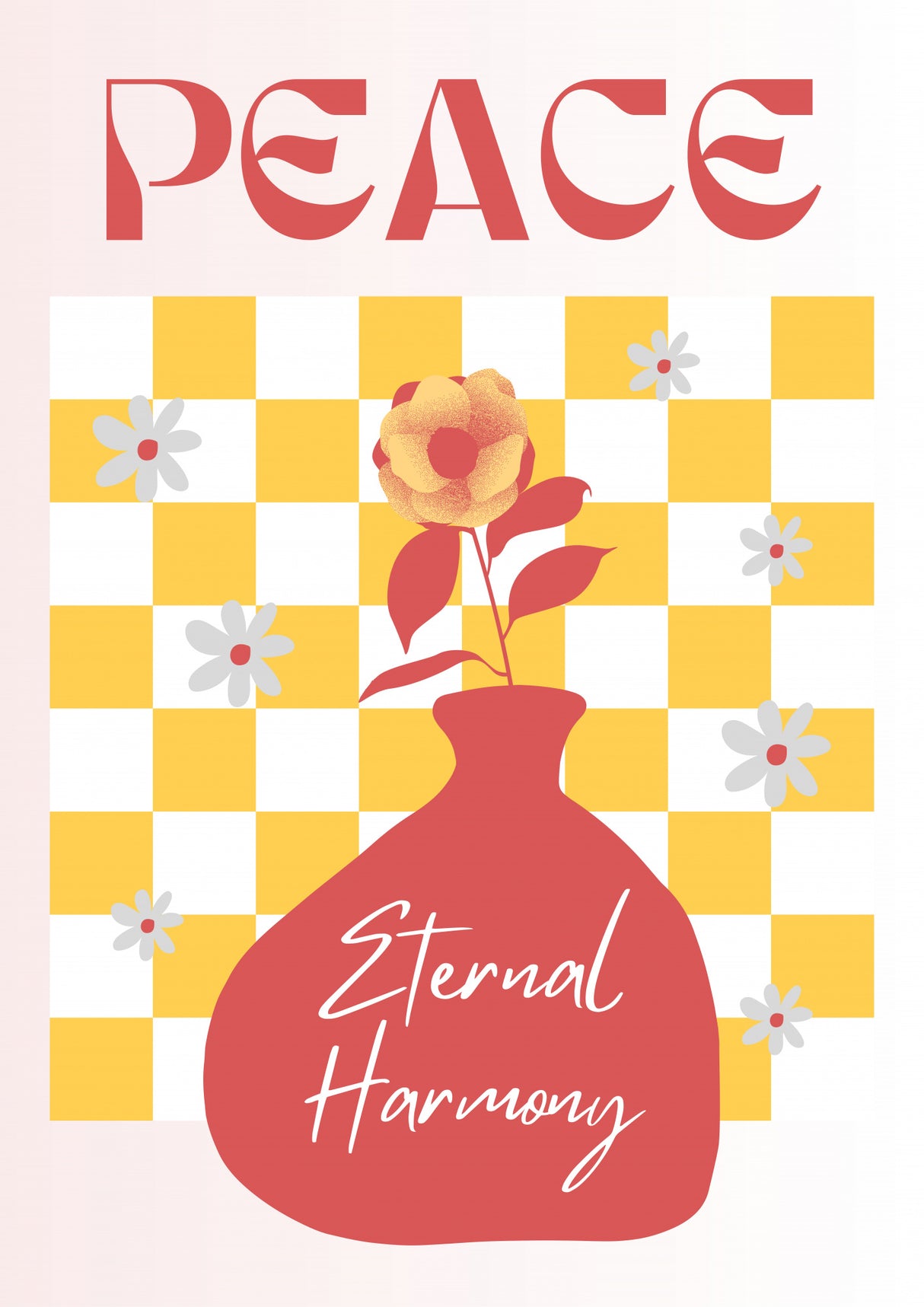 PEACE Poster och Canvastavla