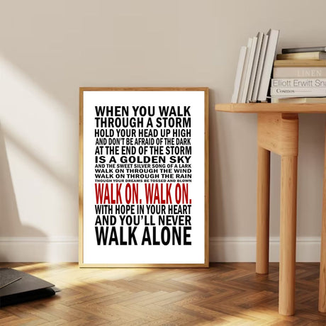 You'll never walk alone poster no.1 WG