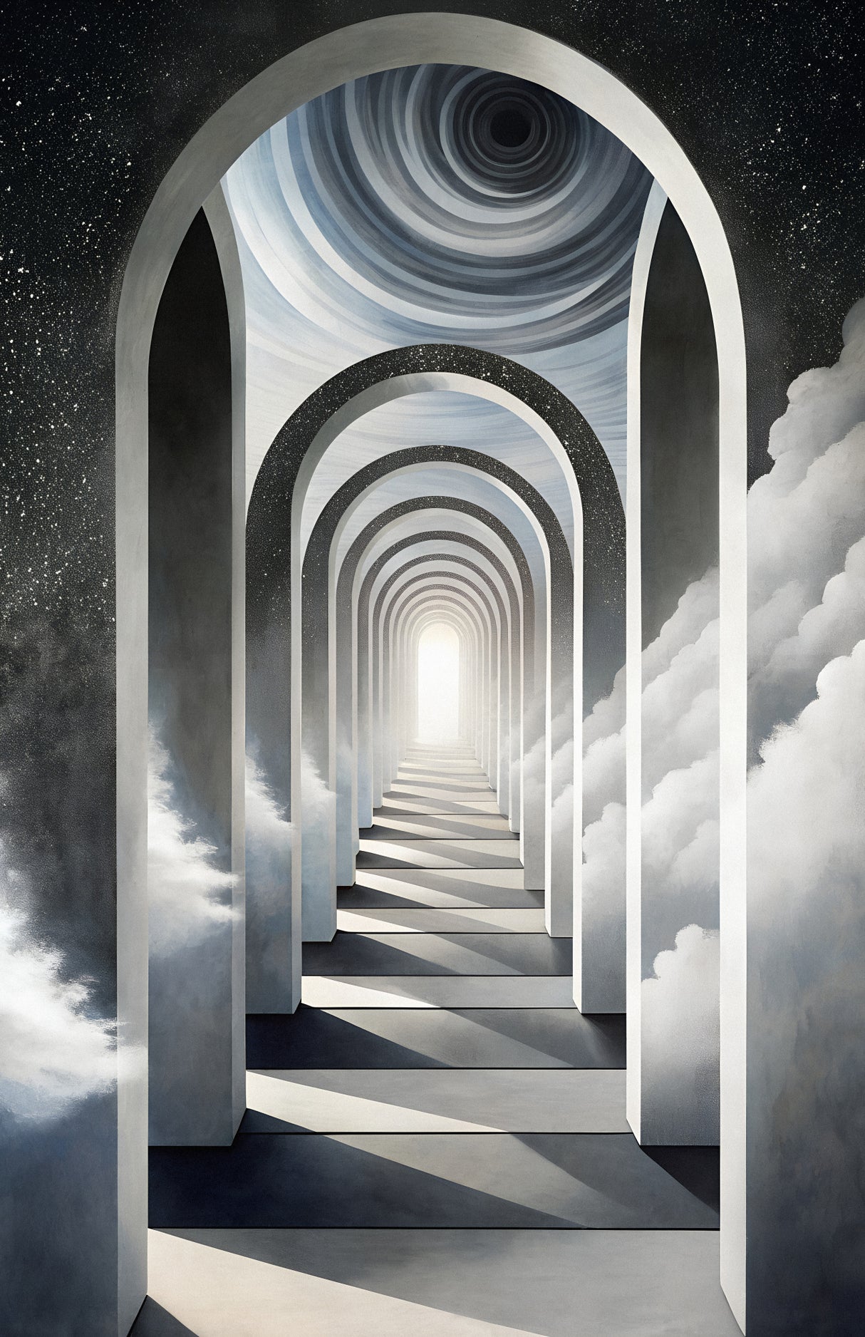 The Infinite Archways Poster och Canvastavla