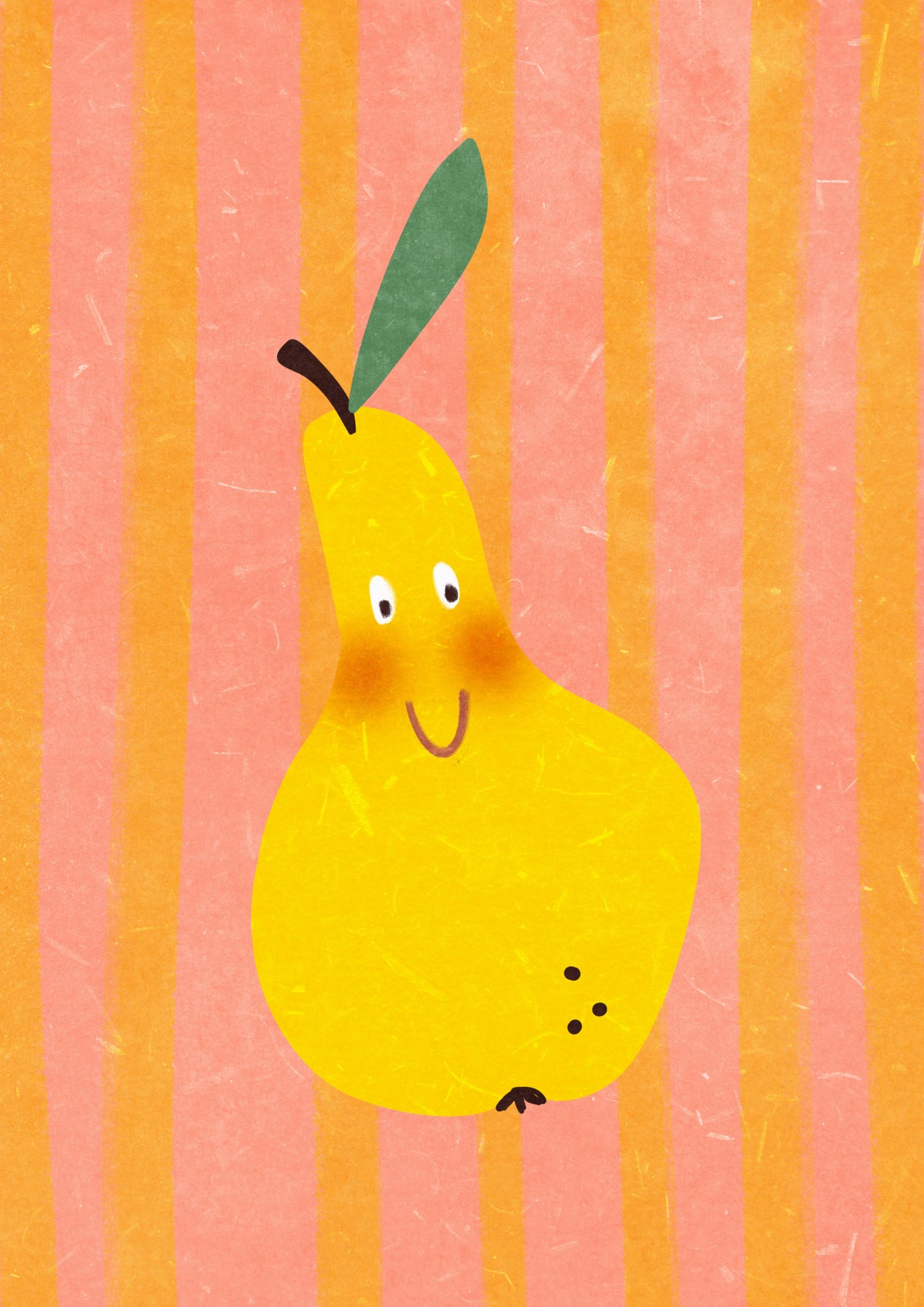 Hello pear Poster och Canvastavla