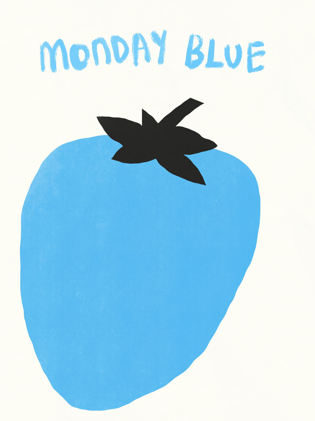 Monday blue Poster och Canvastavla