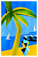 Tahiti, 1952 Poster och Canvastavla