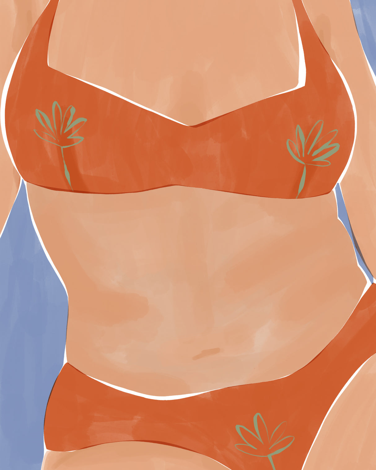 Bikini Babe Poster och Canvastavla
