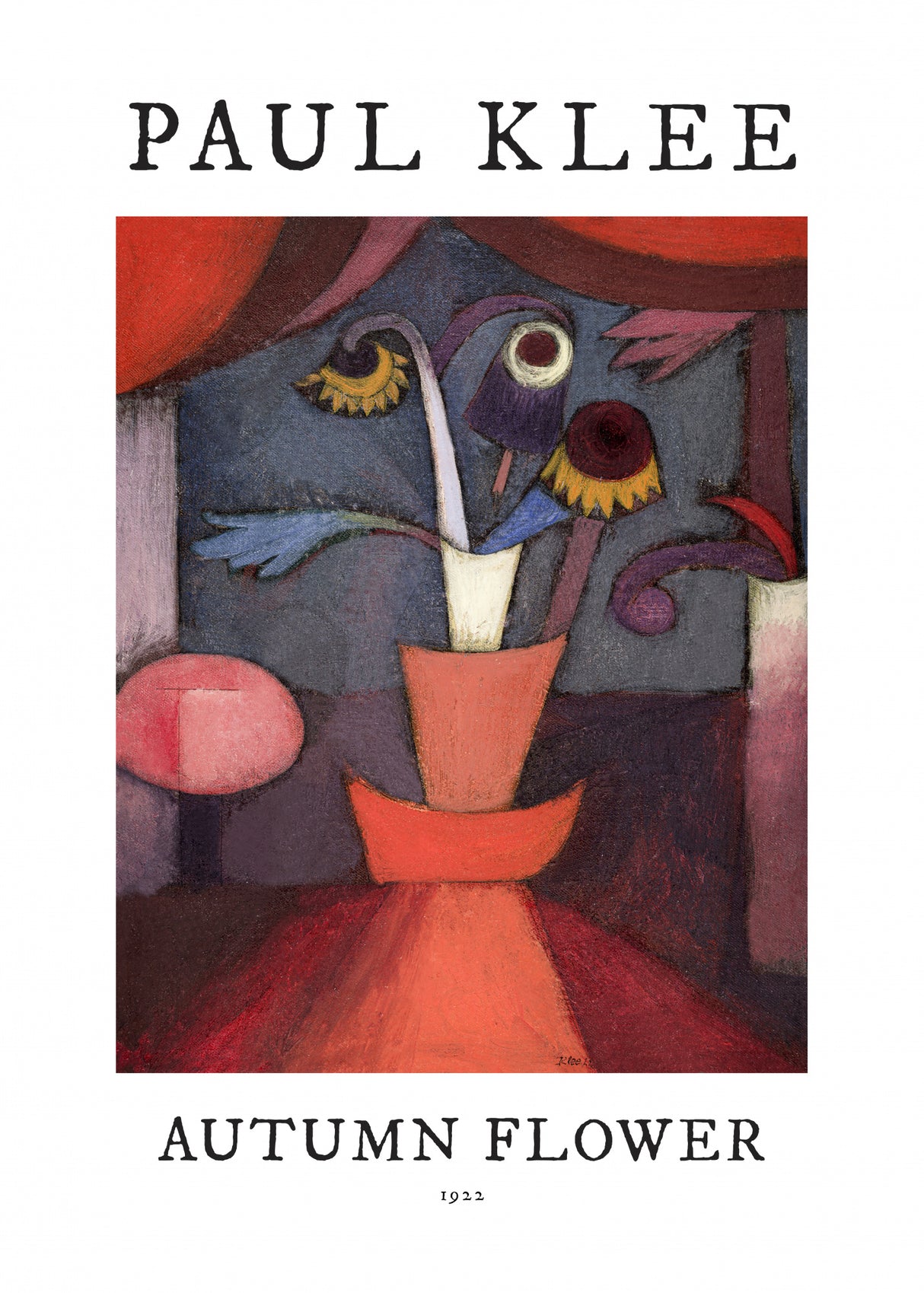 Autumn Flower 1922 Poster och Canvastavla