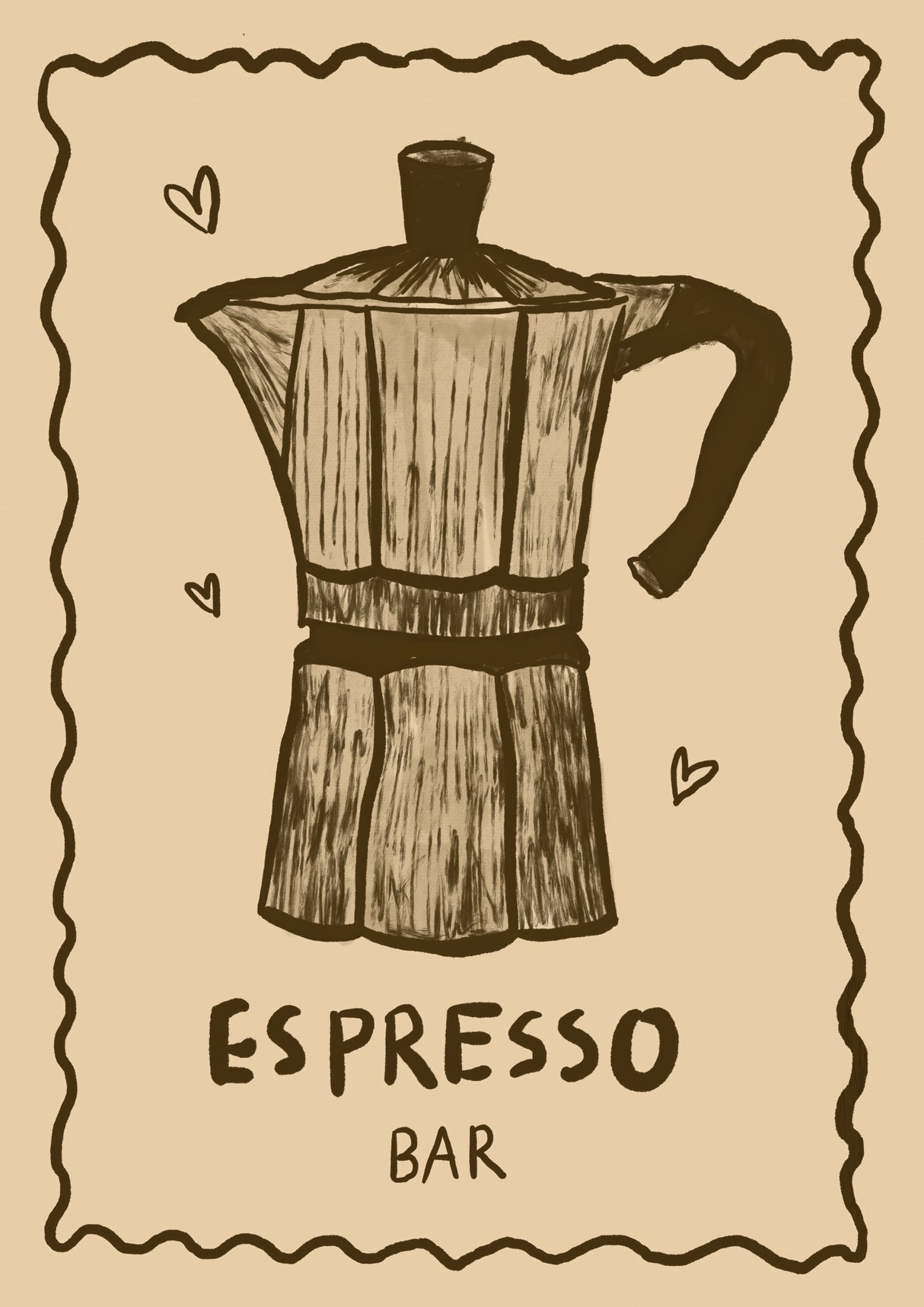Espresso Poster och Canvastavla