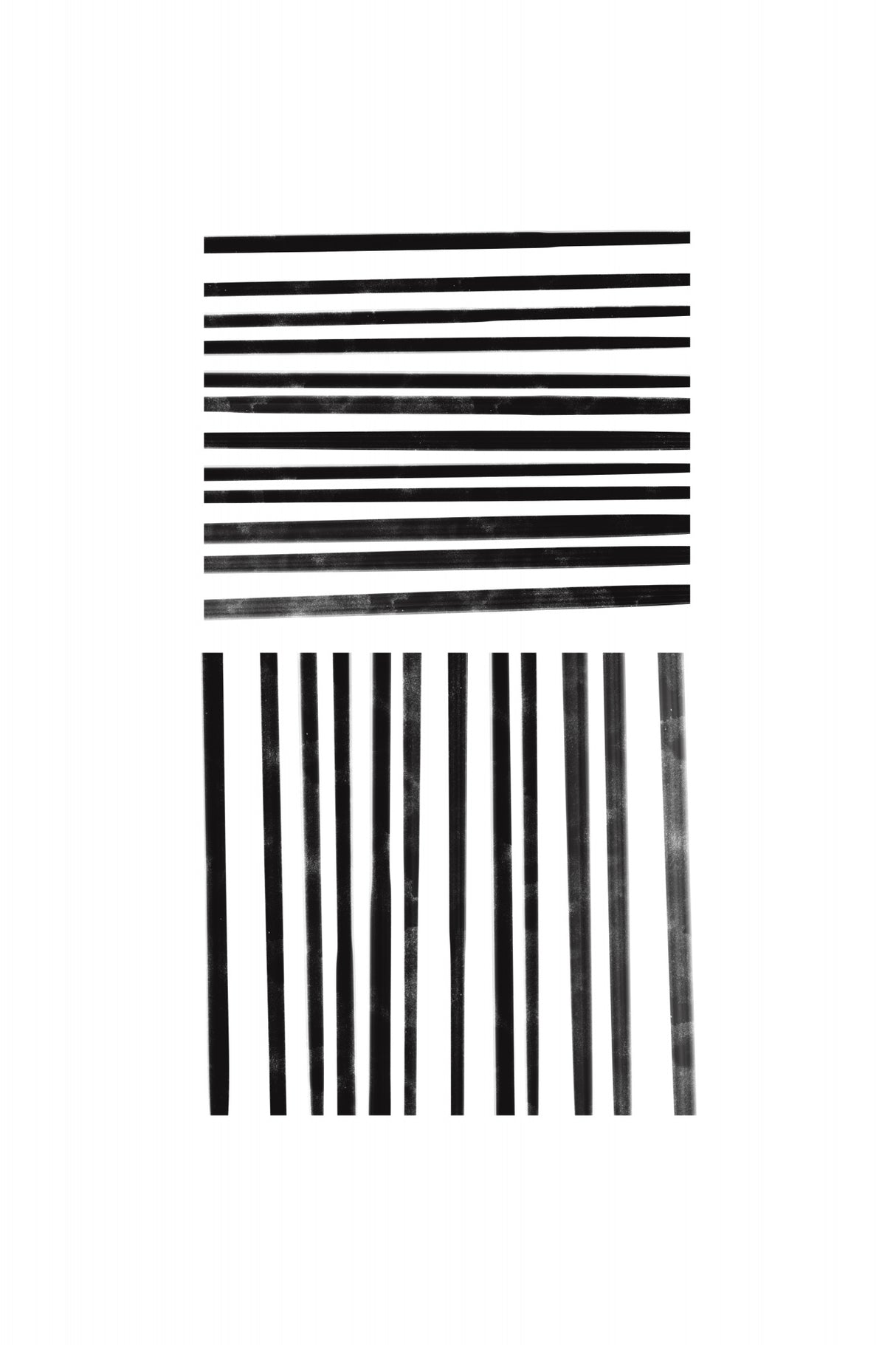 Calming Lines No 1 Poster och Canvastavla