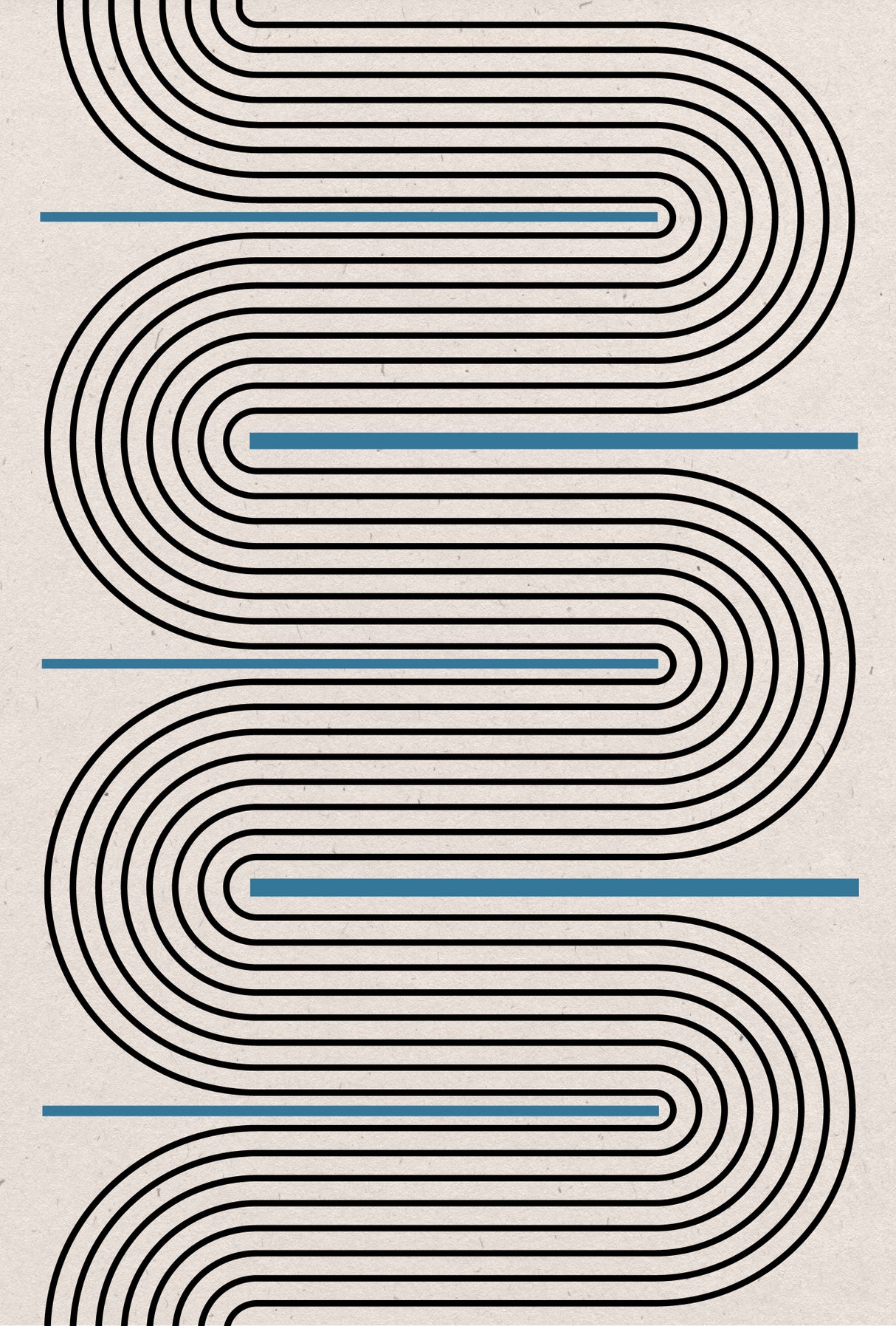 Modern Contemporary Balance No.4 Poster och Canvastavla