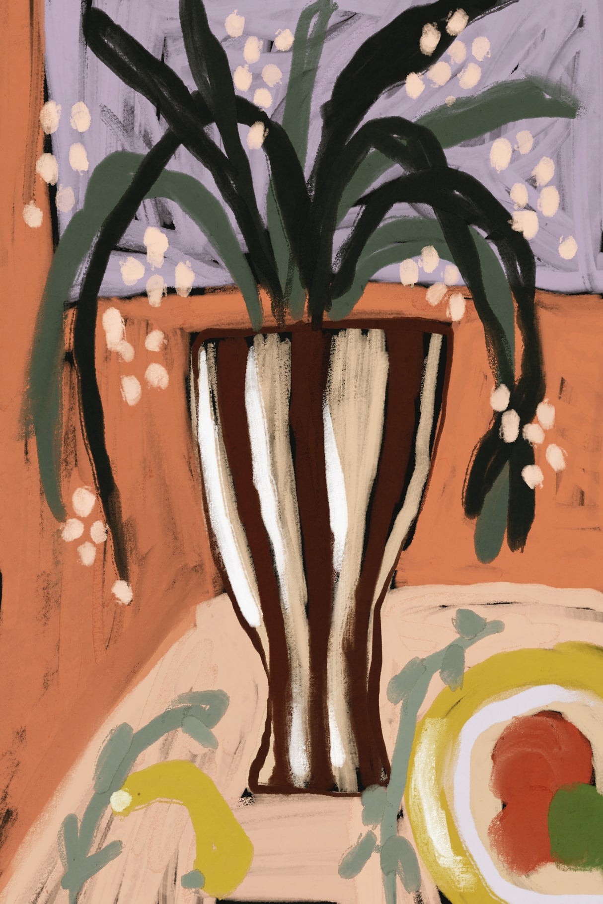 Floral still life no 3 Poster och Canvastavla