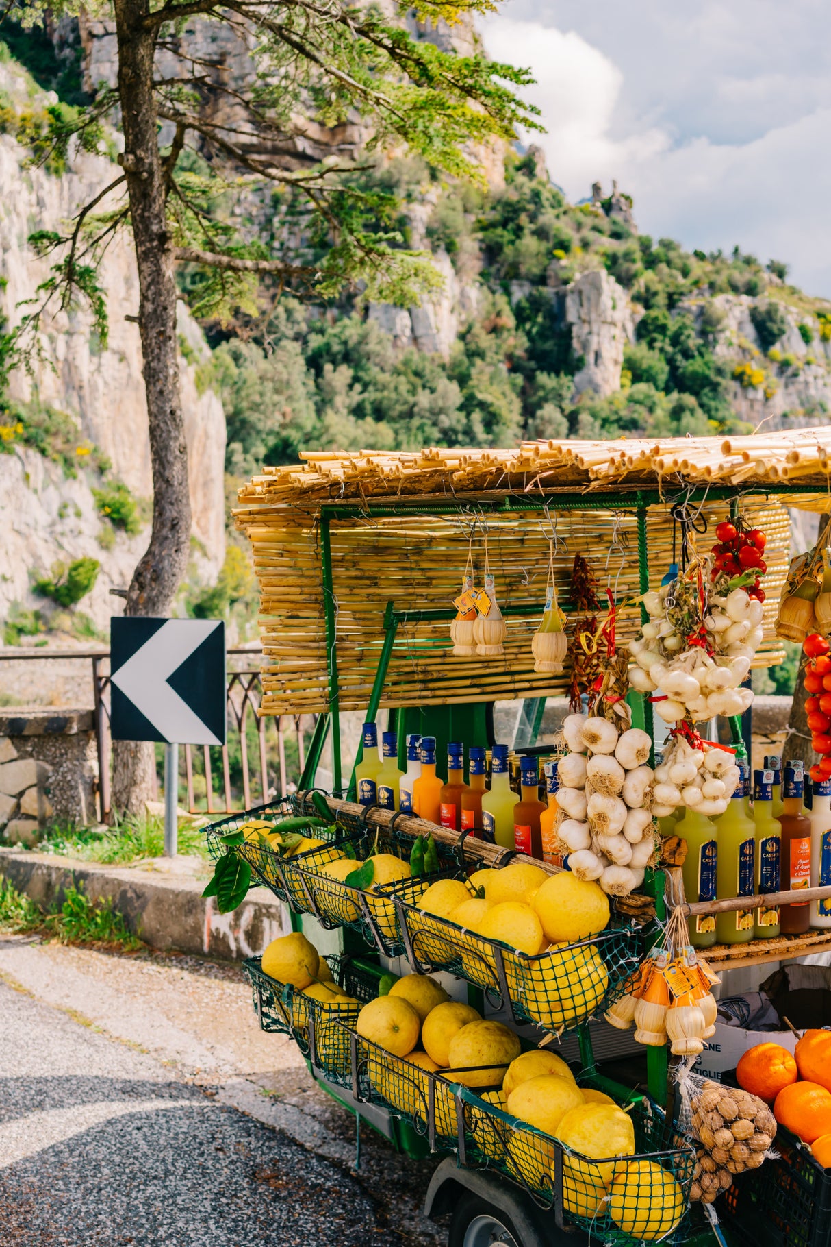 Amalfi Coast Drive Xv Poster och Canvastavla