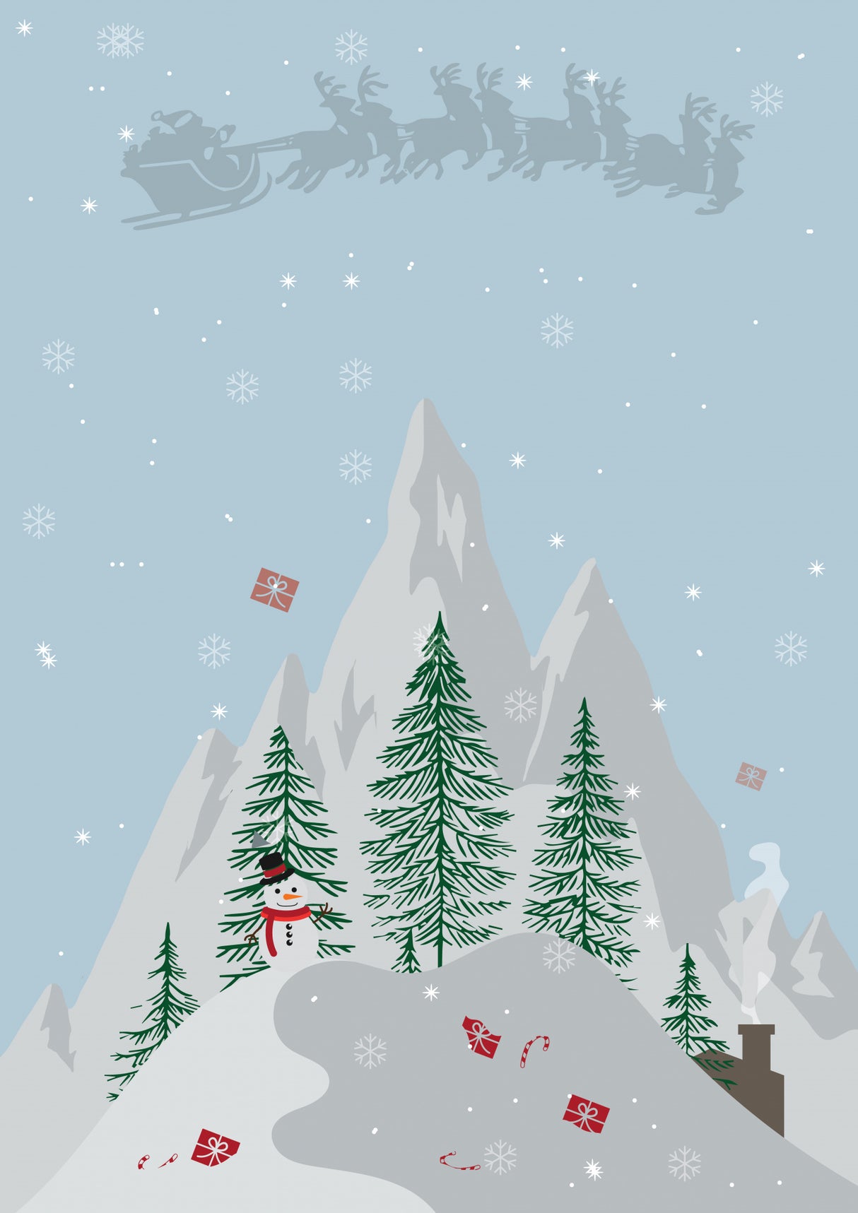 Christmas1300 Poster och Canvastavla