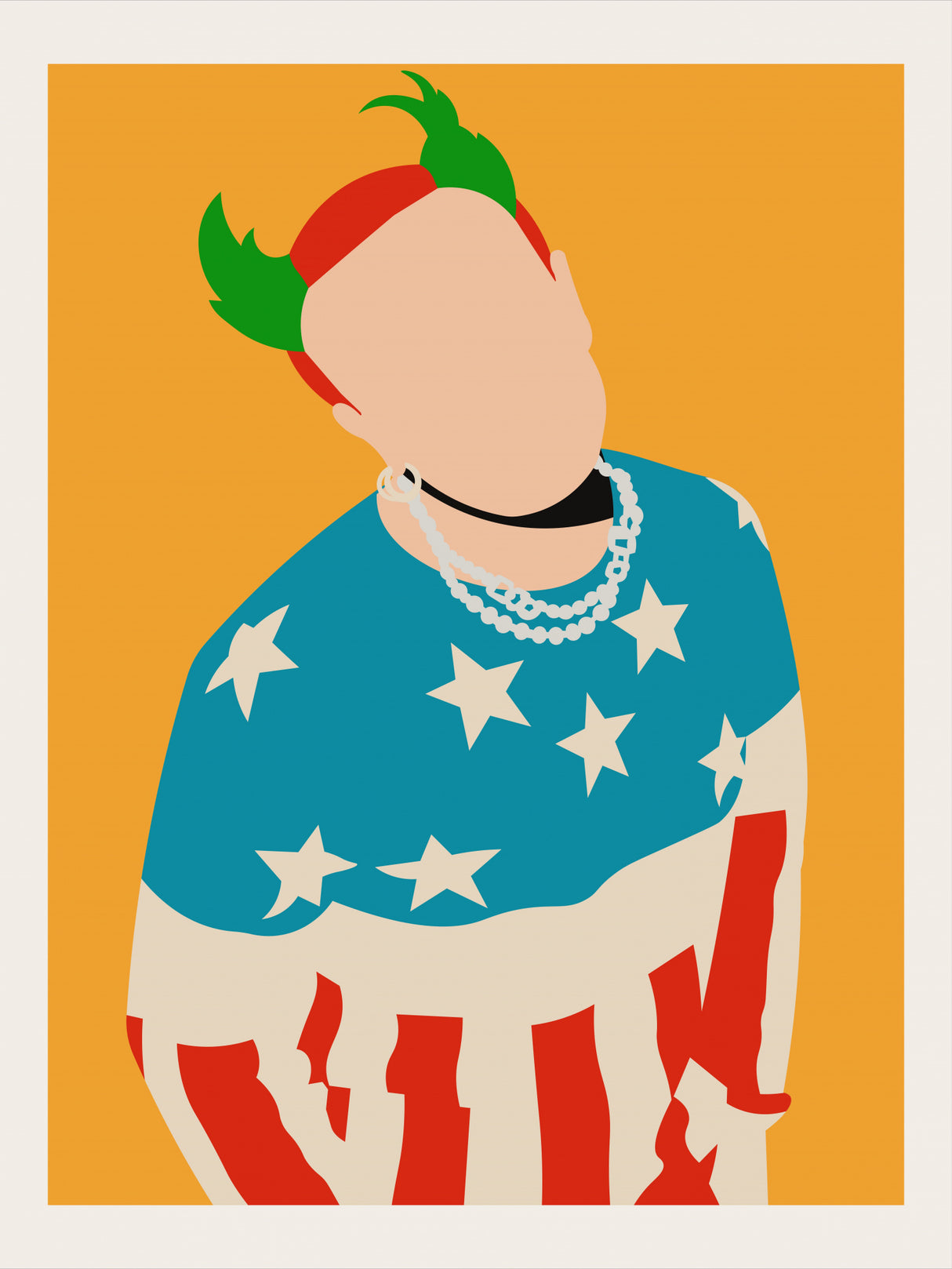 Keith Flint Minimalist Pop Art Poster och Canvastavla