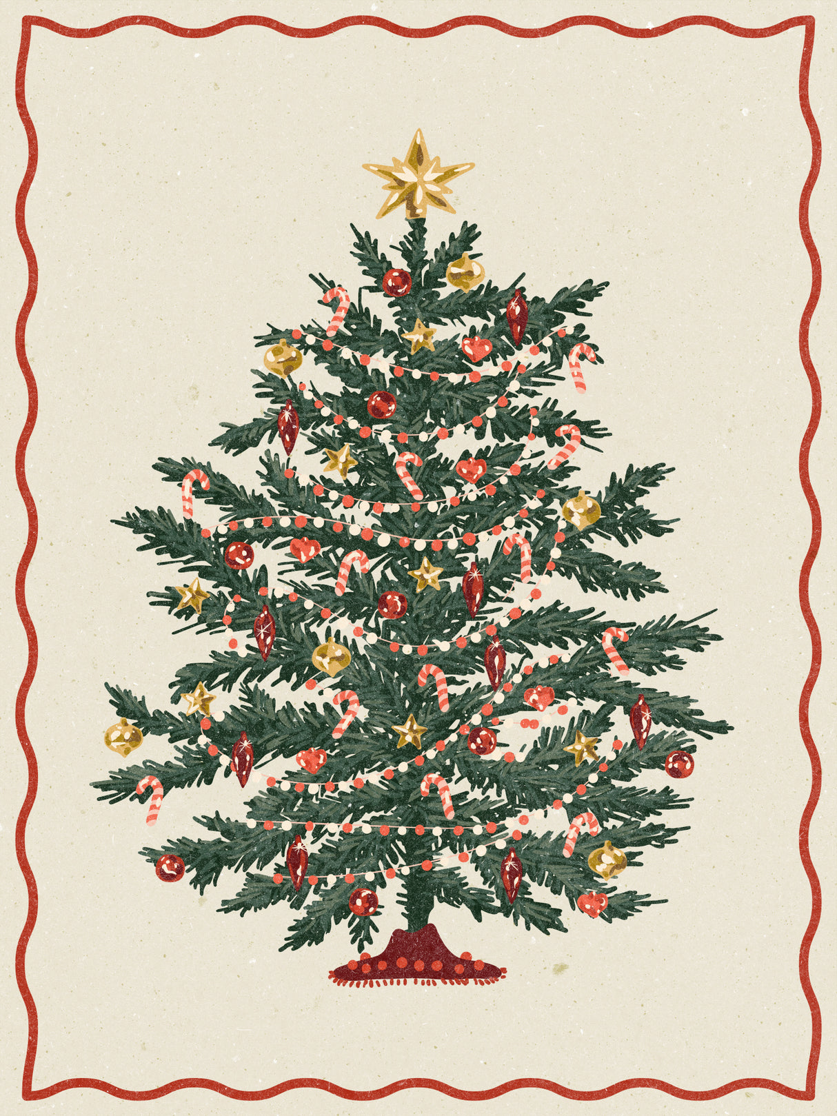 Christmas tree Poster och Canvastavla