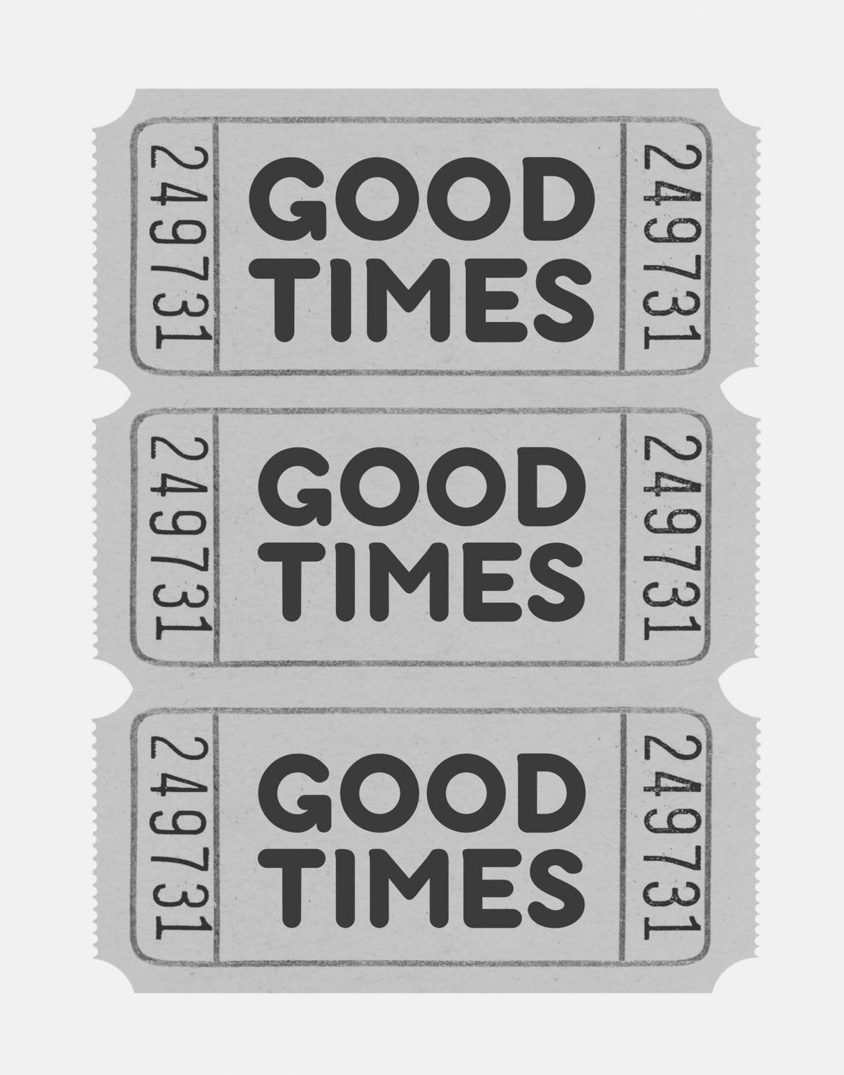 11x14 Grey Good Times Poster och Canvastavla
