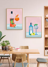 Gin Cocktail Poster PL