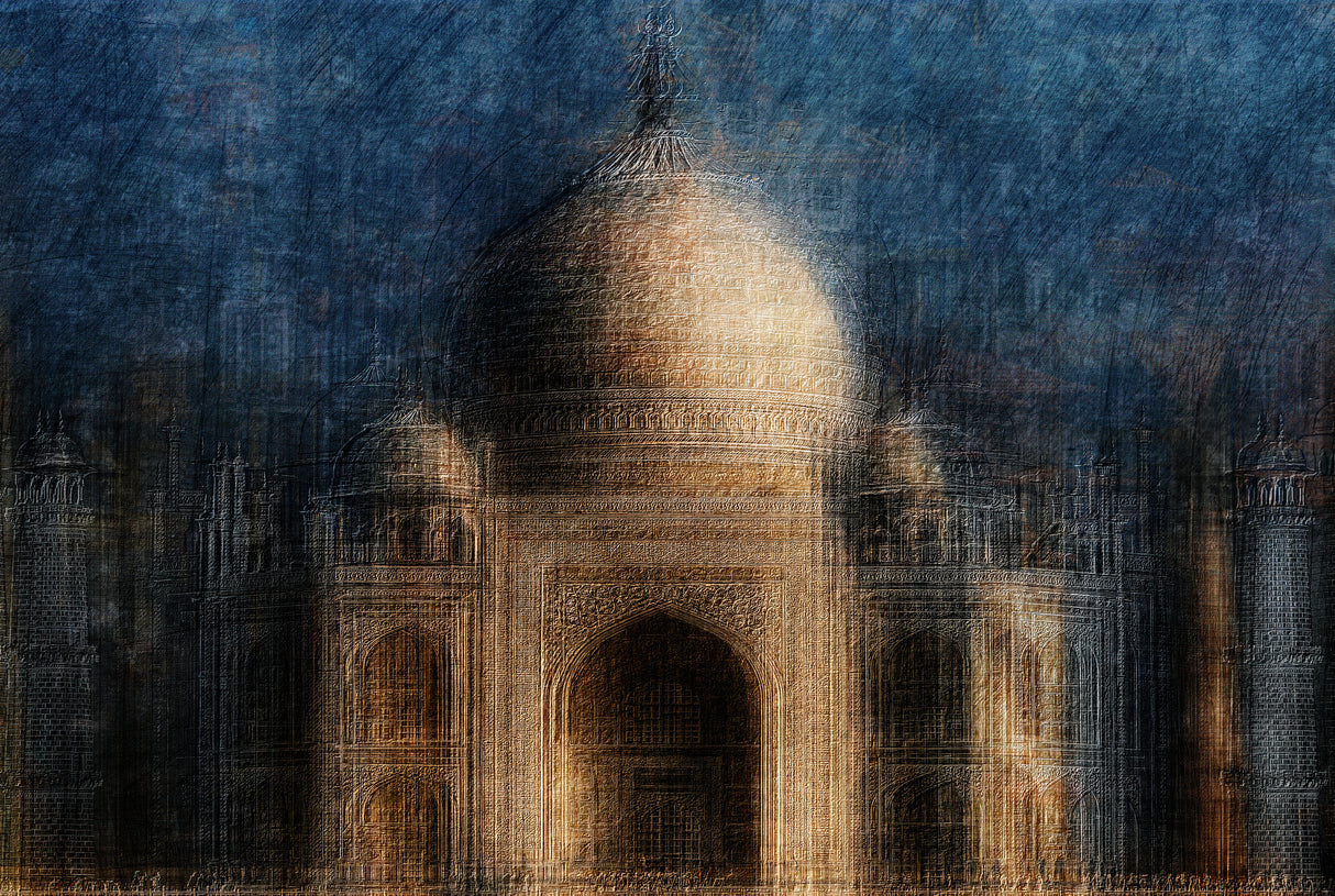 Taj Mahal Poster och Canvastavla