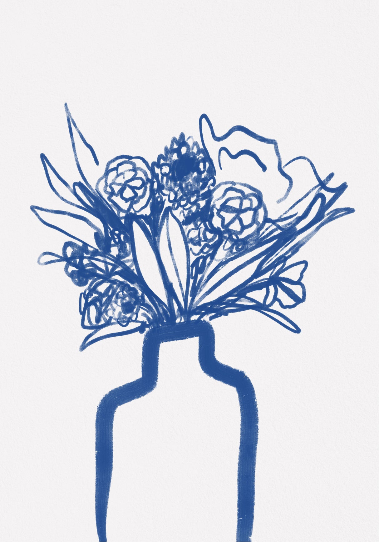 Flowers in a Vase Poster och Canvastavla