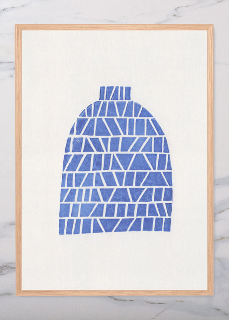 Linocut Vase #5
