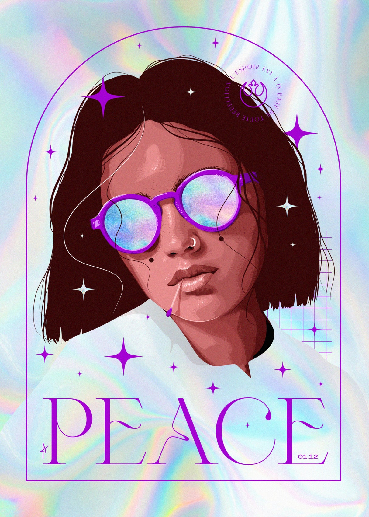 PEACE Poster och Canvastavla