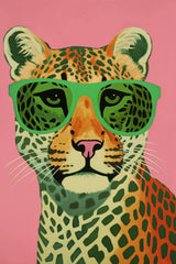 Leo With Glasses Poster och Canvastavla