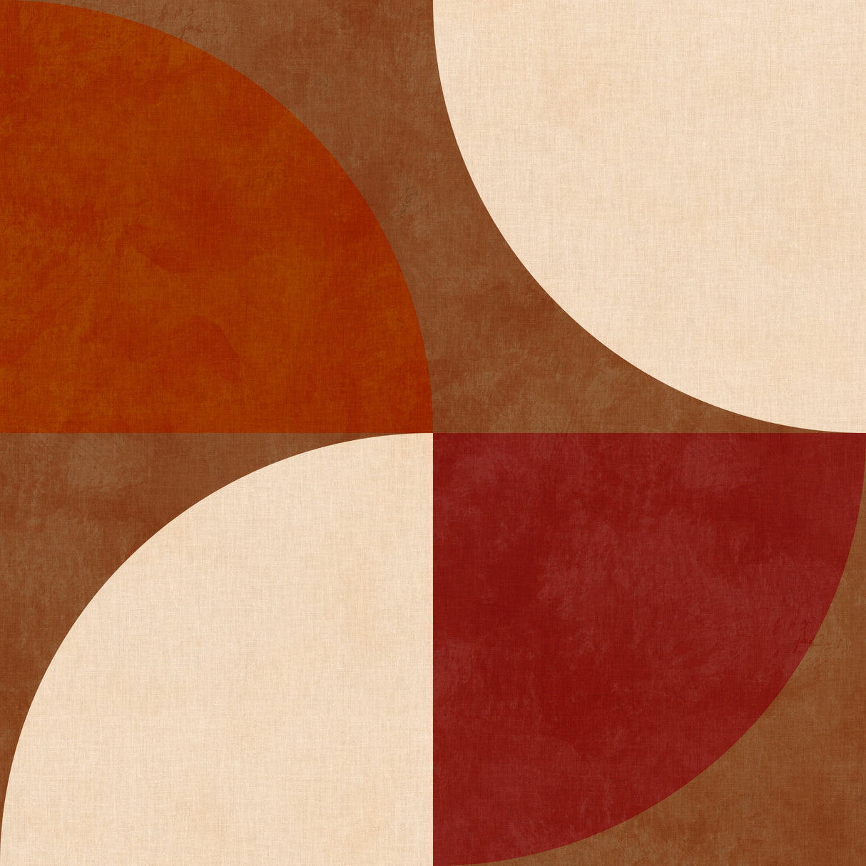 Autumn Mid Century Earthy 13 Poster och Canvastavla