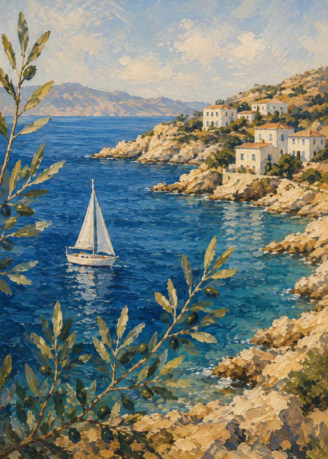 Aegean Morning Poster