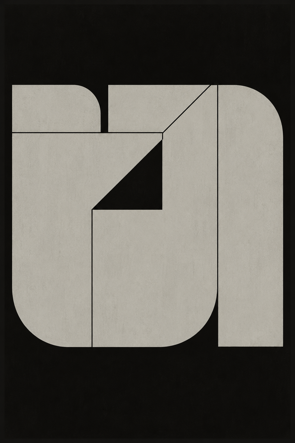 Architectural Fold Poster