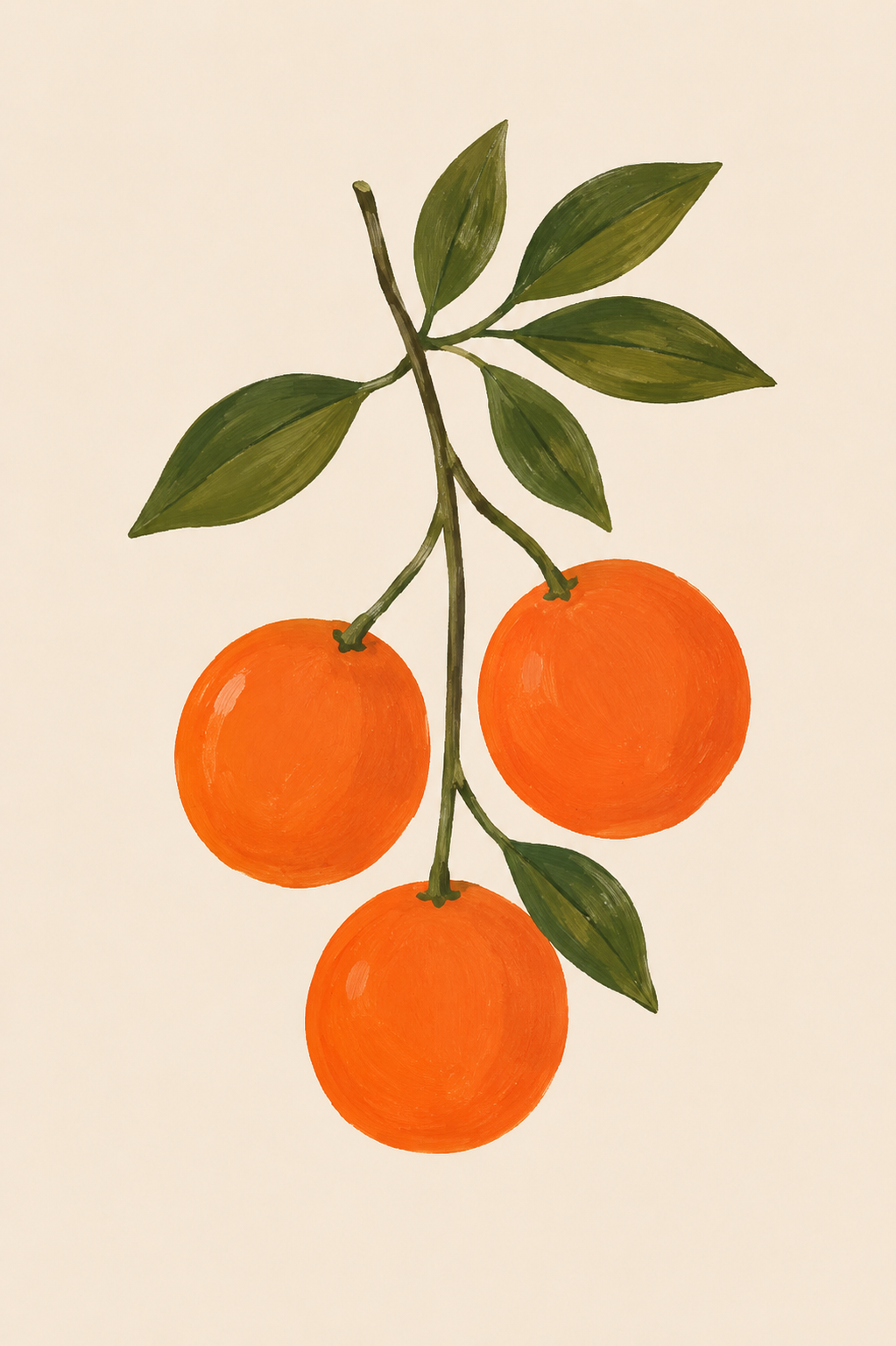 Citrus Branch Poster