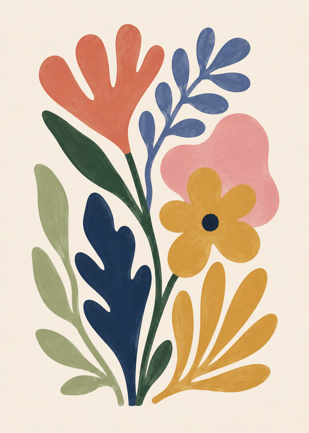 Colorful Bloom Poster