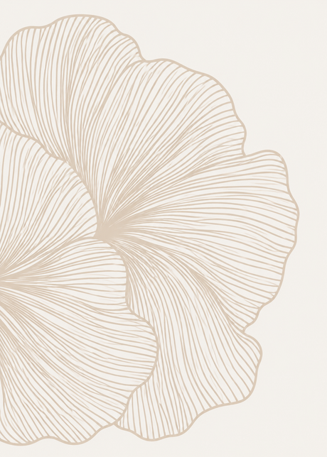 Contour Lines Bloom Poster