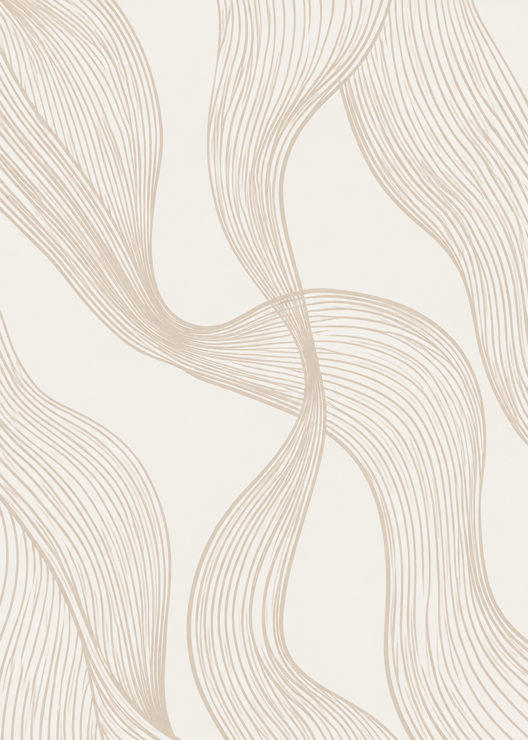 Contour Lines Flow Poster