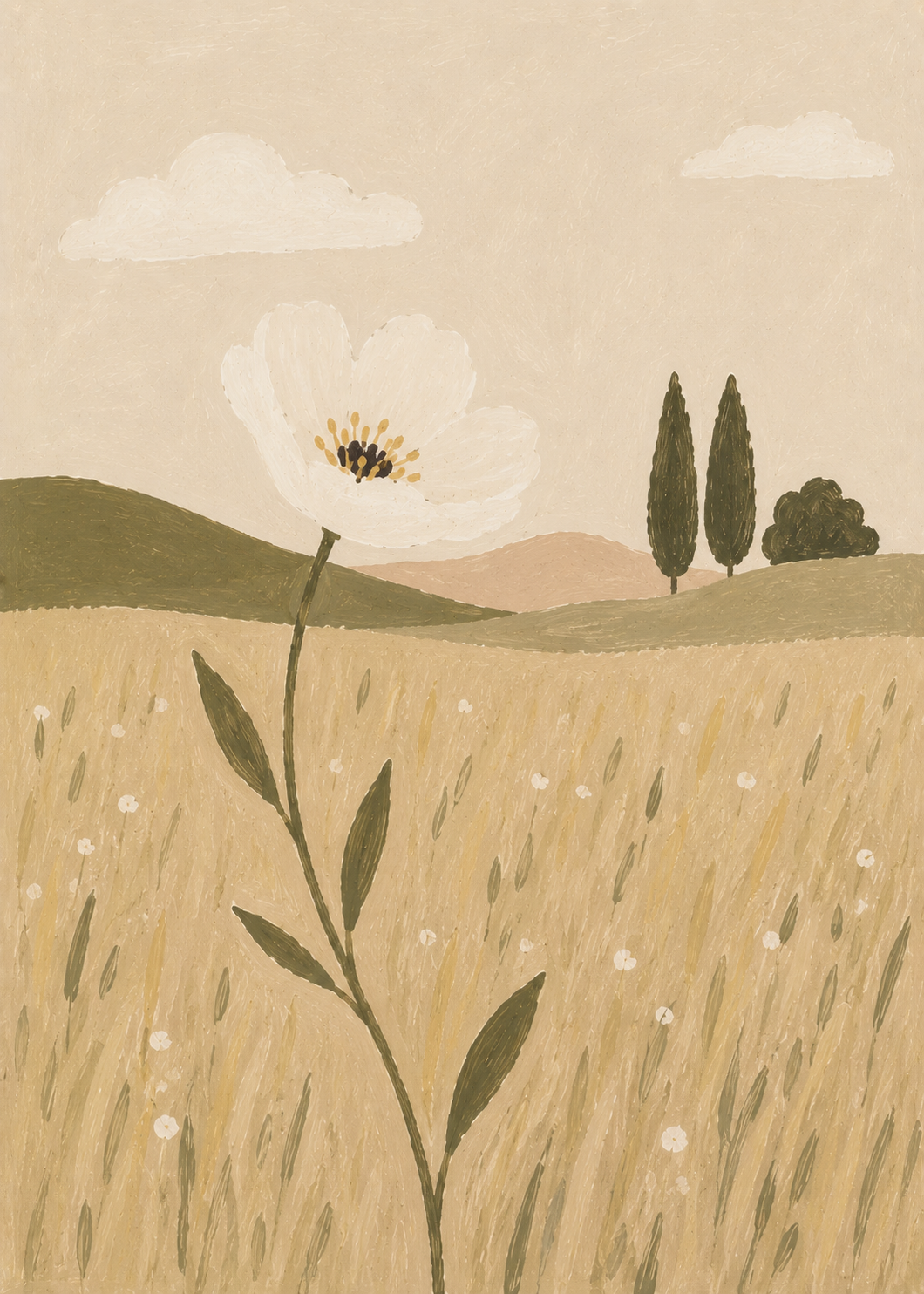 Countryside Bloom Poster