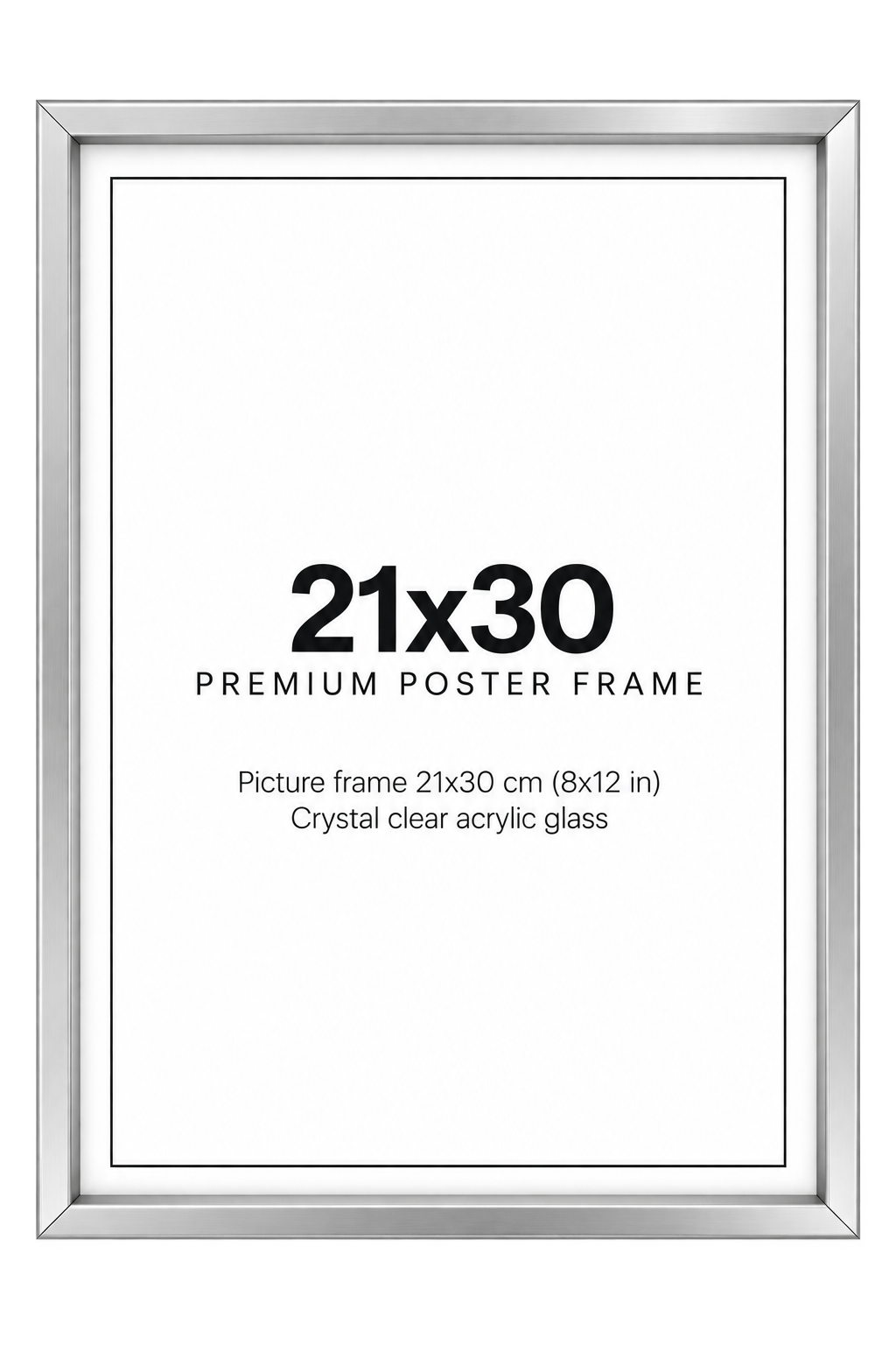 Metallram silver 21x30