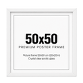 Tavelram vit 50x50 Min Poster