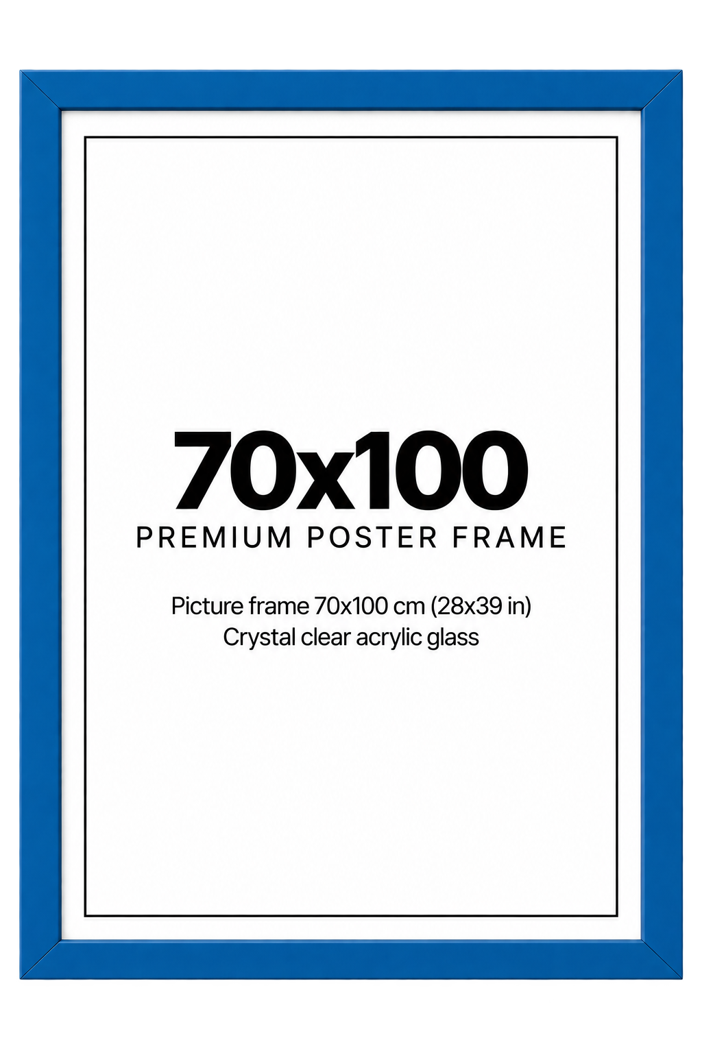 Tavelram blå 70x100
