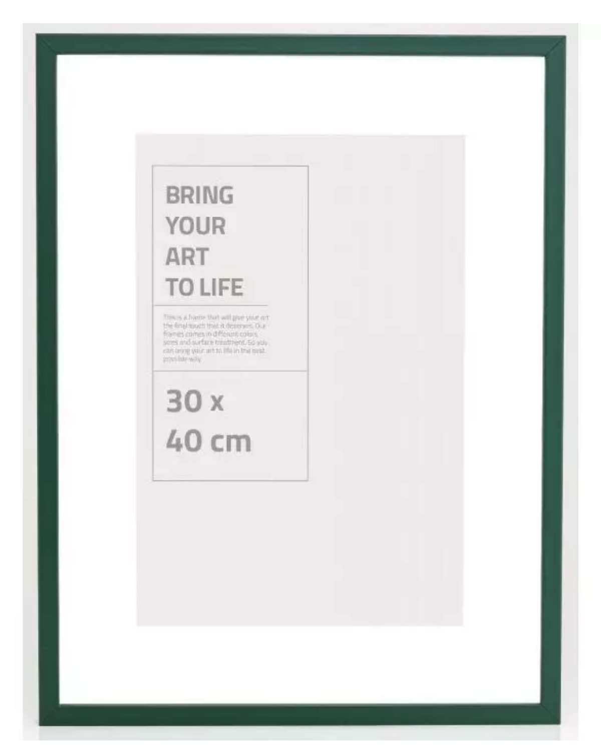 Tavelram grön 70x100 Min Poster