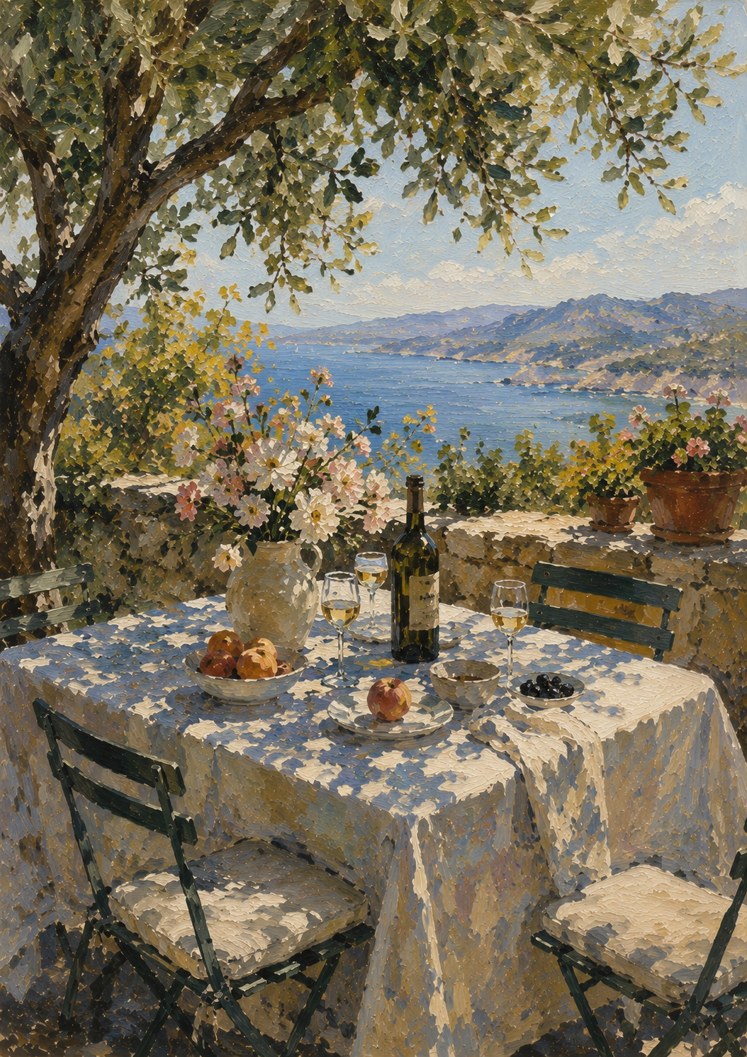 Garden Lunch Poster
