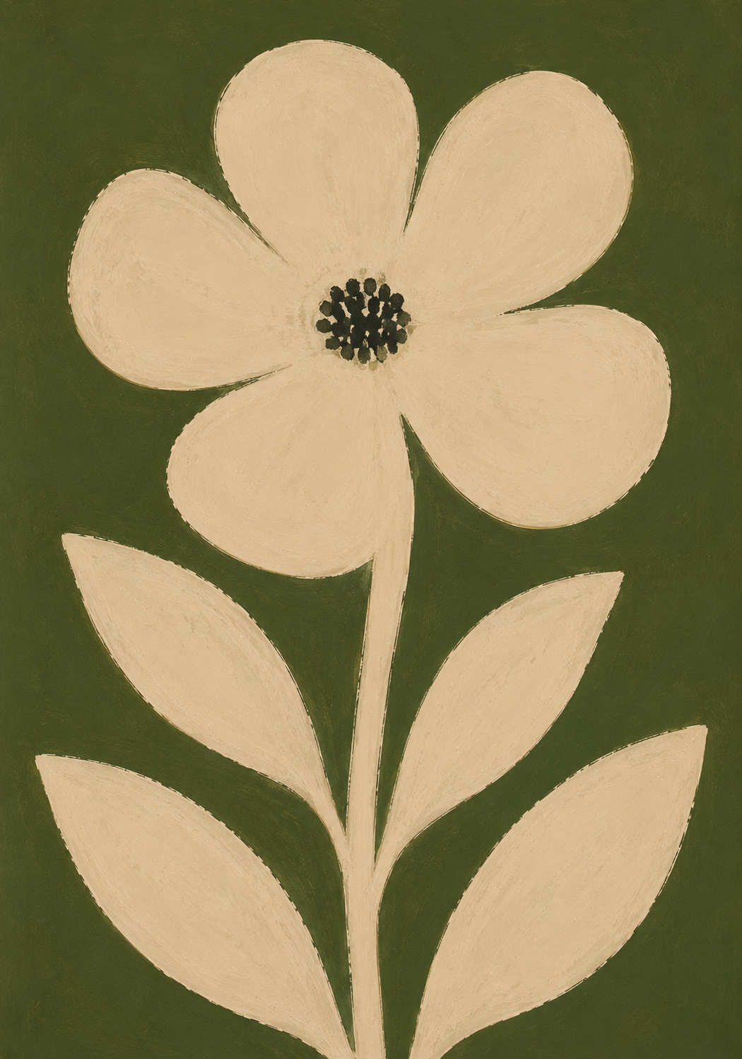 Graphic Flower Poster